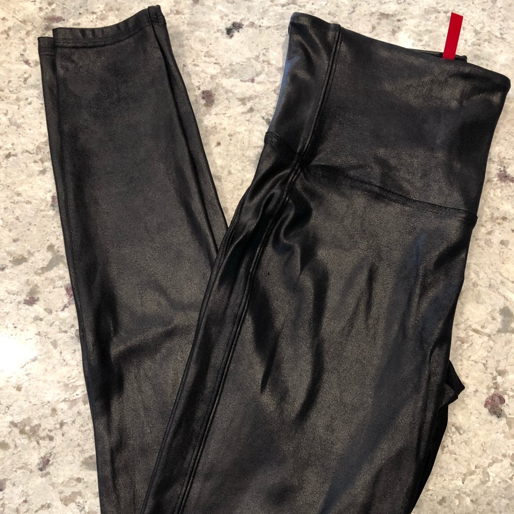 Spanx faux leather leggings